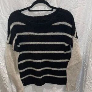 SACK’S black and cream sweater size 0